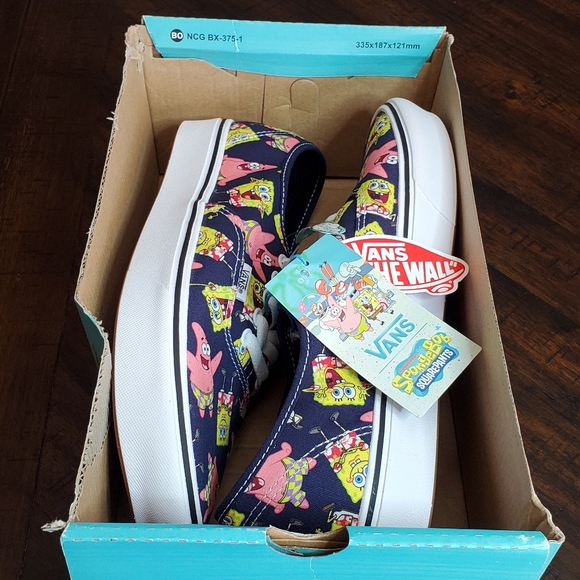 Vans Comfycush Authentic SpongeBob Alohabob Men Size 9, Women Size 10.5 - Picture 8 of 11